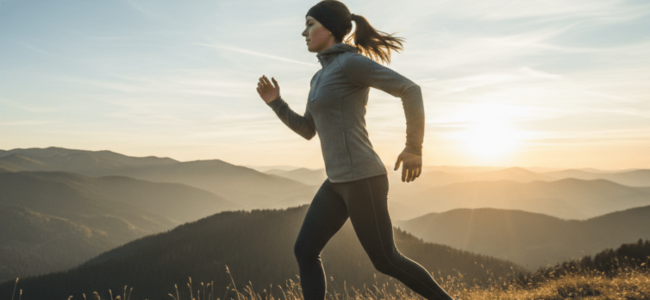 Dynamische Bewegung & Aktivierung in der Natur bei Sonnenaufgang für mehr Energie.