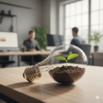 Ein erfolgreiches Team blickt gemeinsam in die Zukunft – Symbol für Führung & Team-Motivation.